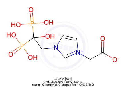 Chemical structure of Zoledronic Acid Impurity 3