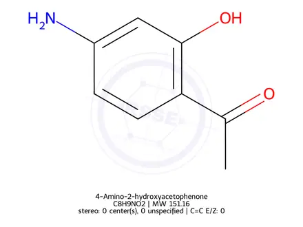 Chemical structure of 4-Amino-2-hydroxyacetophenone