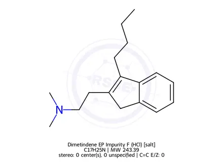 Chemical structure of Dimetindene EP Impurity F (HCl)