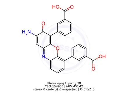 Chemical structure of Eltrombopag Impurity 56