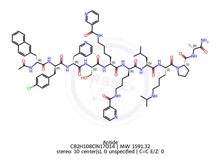 Chemical structure of Antide