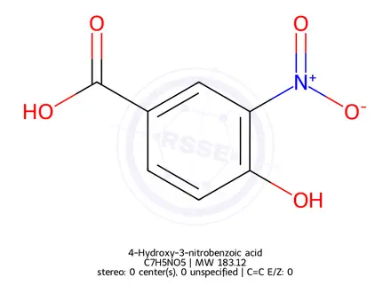 Chemical structure of 4-Hydroxy-3-nitrobenzoic acid