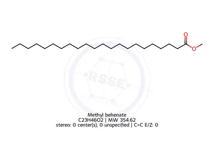 Chemical structure of Methyl behenate