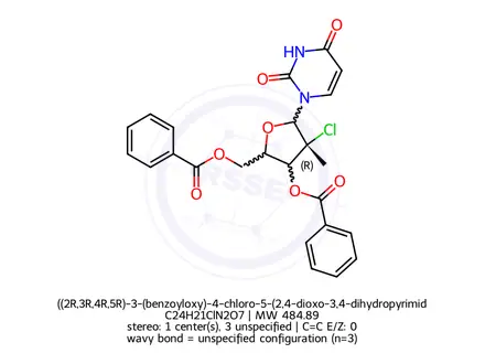 Chemical structure of Sofosbuvir Impurity 12