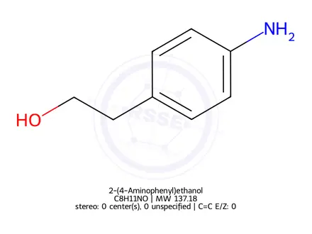 Chemical structure of 2-(4-Aminophenyl)ethanol
