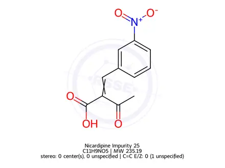 Chemical structure of Nitrendipine Impurity 11