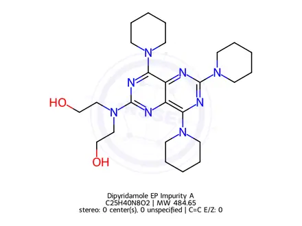 Chemical structure of Dipyridamole EP Impurity A