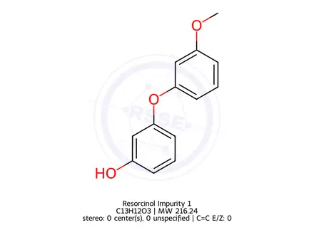 Chemical structure of Resorcinol Impurity 1