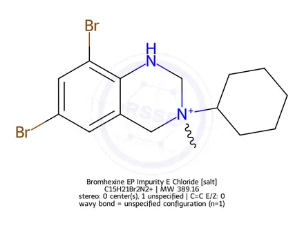 Chemical structure of Bromhexine Impurity E HCl