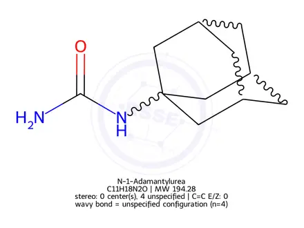 Chemical structure of N-1-Adamantylurea