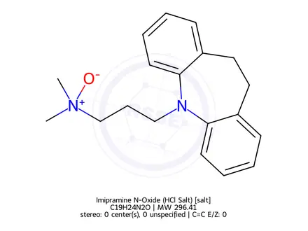 Chemical structure of Imipiramine N-Oxide HCl