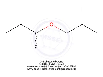 Chemical structure of 2-(Isobutoxy) butane
