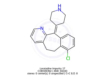 Chemical structure of Loratadine Impurity 17