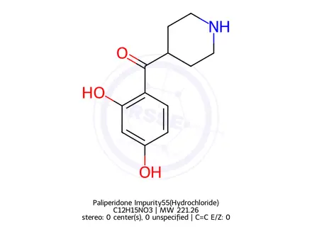 Chemical structure of Paliperidone Impurity55(Hydrochloride)