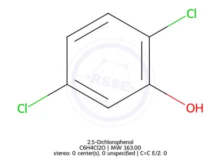 Chemical structure of 2,5-Phenol