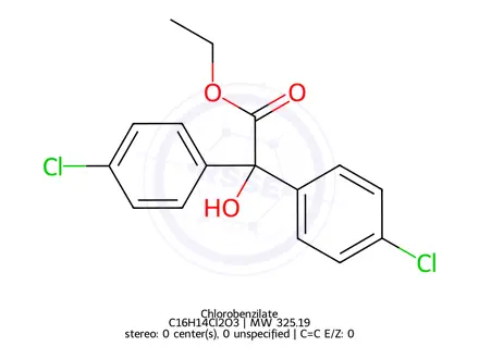 Chemical structure of Chlorobenzilate