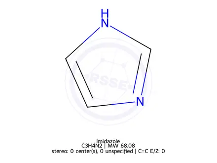 Chemical structure of Imidazole