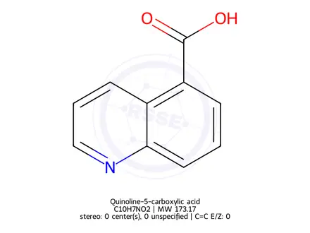 Chemical structure of Quinoline-5-carboxylic acid
