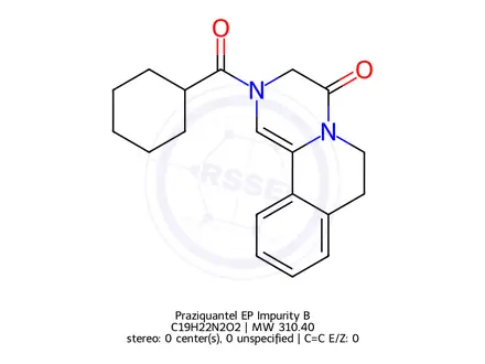 Chemical structure of Praziquantel EP Impurity B