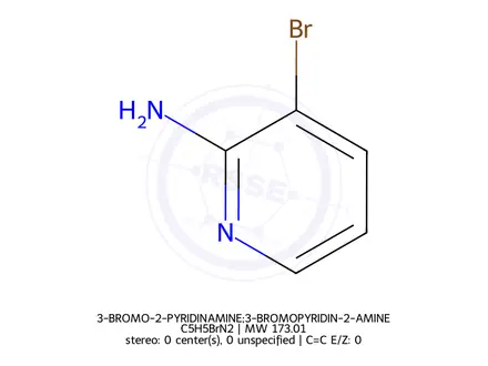 Chemical structure of 3-BROMO-2-PYRIDINAMINE;3-BROMOPYRIDIN-2-AMINE