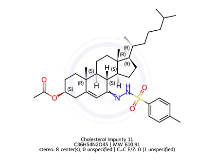 Chemical structure of Cholesterol Impurity 11