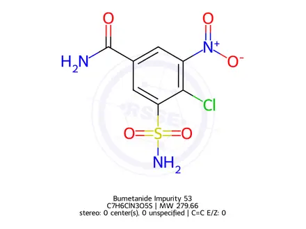 Chemical structure of Bumetanide Impurity 53