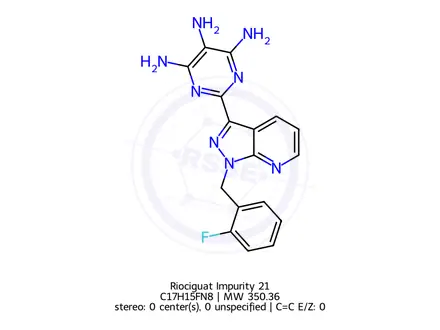 Chemical structure of Riociguat Impurity 21