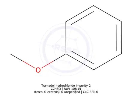 Chemical structure of Tramadol hydrochloride impurity 2