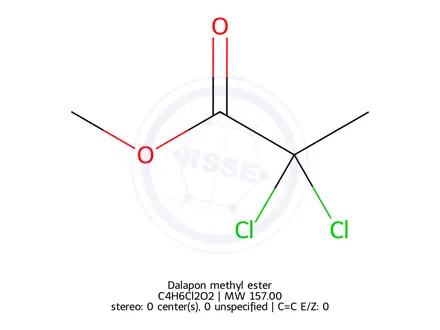 Chemical structure of Dalapon methyl ester