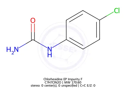 Chemical structure of Chlorhexidine EP Impurity F