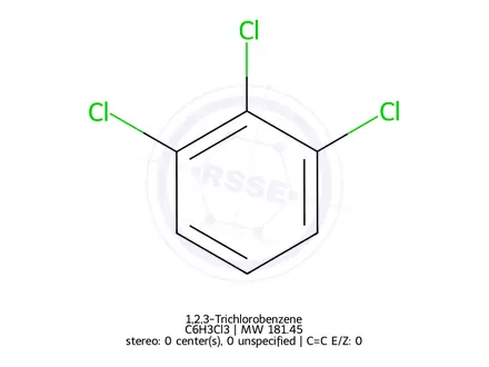 Chemical structure of 1,2,3-Trichlorobenzene