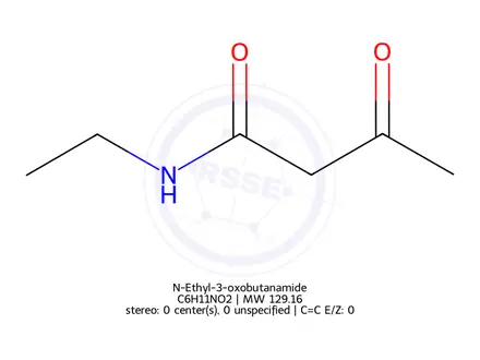 Chemical structure of N-Ethyl-3-oxobutanamide