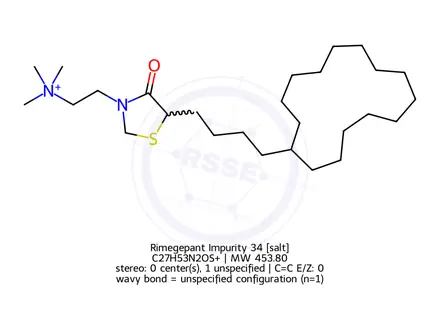 Chemical structure of Rimegepant Impurity 34