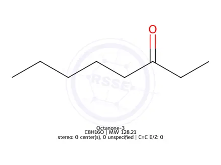Chemical structure of Octanone-3