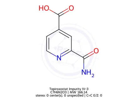 Chemical structure of Topiroxostat Impurity IV-3