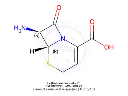 Chemical structure of (6R,7S)-7-ANCA
