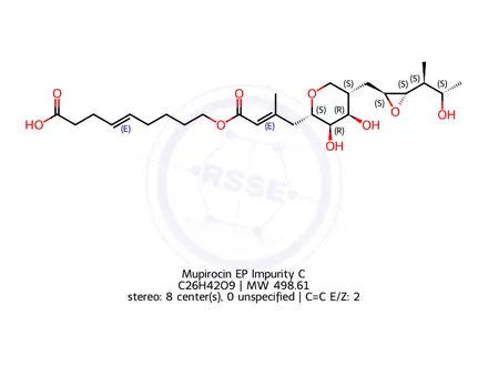 Chemical structure of Mupirocin EP Impurity C