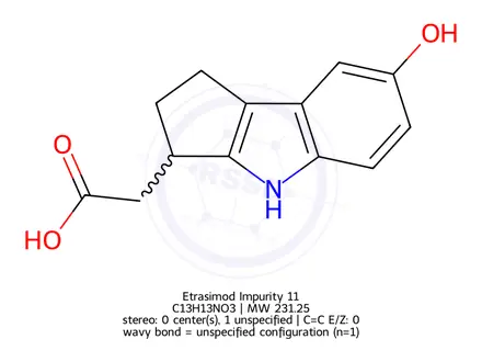 Chemical structure of Etrasimod Impurity 11