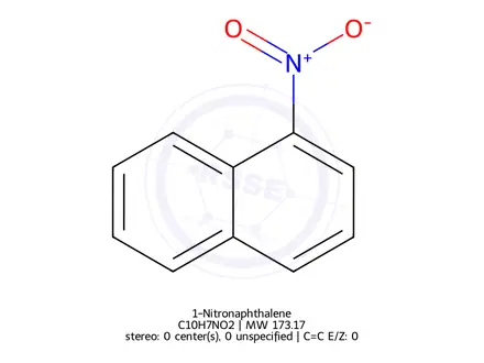 Chemical structure of 1-Nitronaphthalene