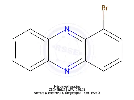 Chemical structure of 1-Bromophenazine