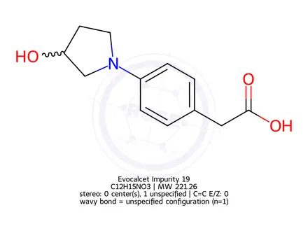 Chemical structure of Evocalcet Impurity 19