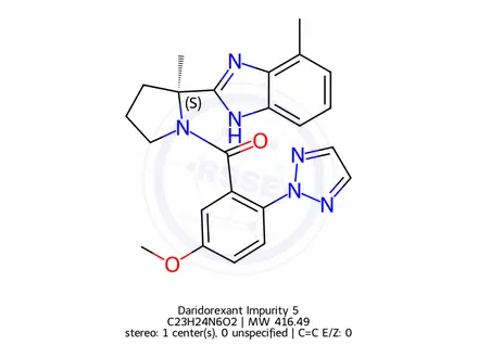 Chemical structure of Daridorexant Impurity 5