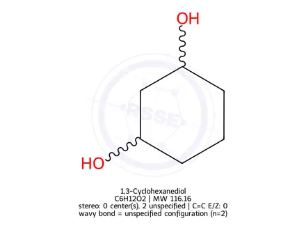Chemical structure of 1,3-Cyclohexanediol