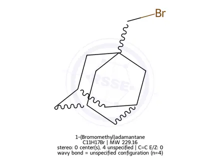 Chemical structure of 1-(Bromomethyl)adamantane