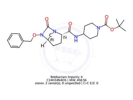 Chemical structure of Relebactam Impurity 4