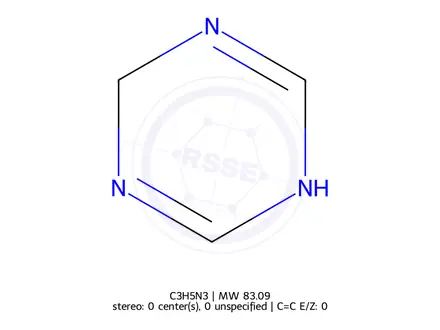 Chemical structure of 1,4-dihydro-1,3,5-triazine