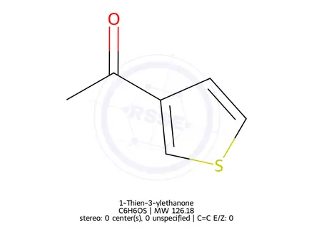 Chemical structure of 1-Thien-3-ylethanone