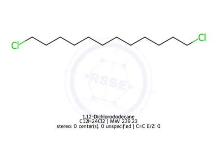 Chemical structure of 1,12-Dichlorododecane