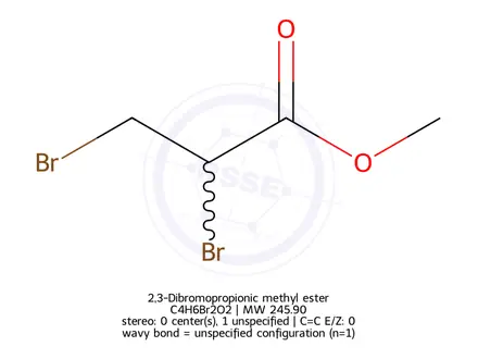 Chemical structure of Methyl 2,3-Dibromopropionate