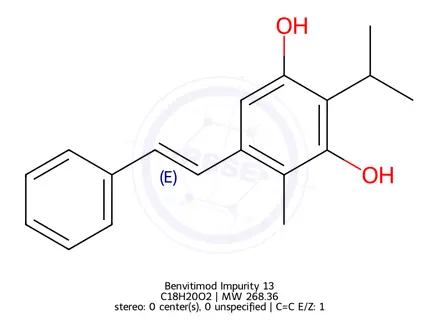 Chemical structure of Benvitimod Impurity 13
